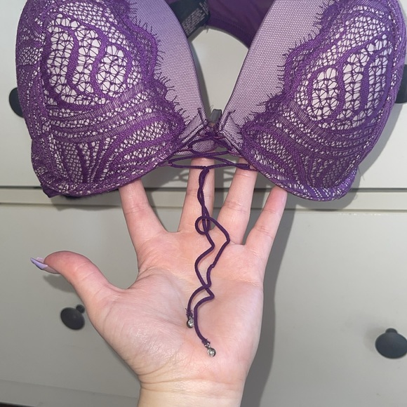 Purple Victoria Secret Very Sexy Lace Push Up Bra - Picture 2 of 5